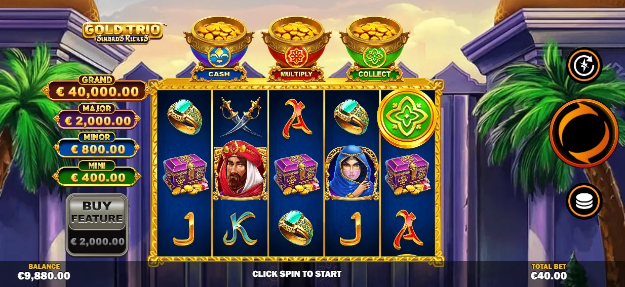 Gold Trio: Sinbad's Riches